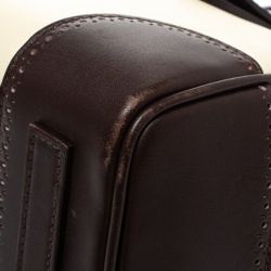 Pre Owned Ralph Lauren White/Brown Leather Brogues Ricky Tote