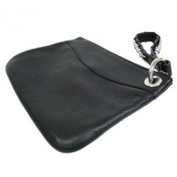Pre Owned Ralph Lauren Black Leather Wristlet
