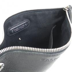 Pre Owned Ralph Lauren Black Leather Wristlet