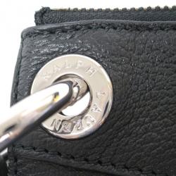 Pre Owned Ralph Lauren Black Leather Wristlet