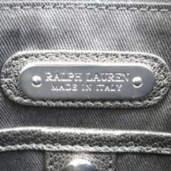 Pre Owned Ralph Lauren Black Leather Wristlet