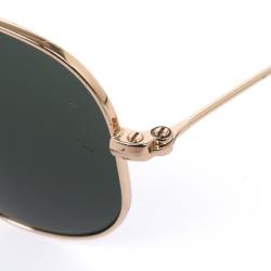 Ray Ban Gold Rimmed Large 42 Aviators