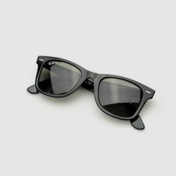 Ray-Ban Black Polarized Unisex Wayfarers