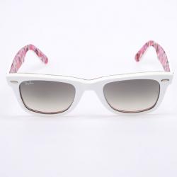 Ray-Ban White Rare Print Womens Wayfarers