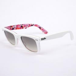 Ray-Ban White Rare Print Womens Wayfarers