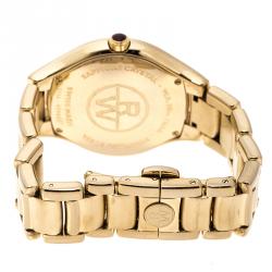 Pre Owned ساعة يد نسائية ريموند ويل نويميا 5136 ستانلس ستيل مطلي ذهب صدف بيضاء 36 مم