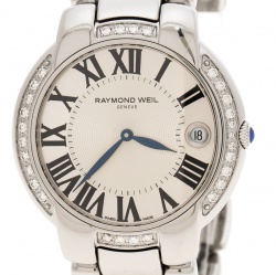 Raymond Weil Silver Jasmine 5235 Stainless Steel Women's Wristwatch 35 mm