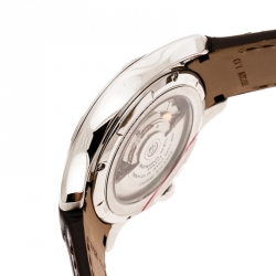 مملوكة مسبقًا Raymond Weil Brown Stainless Steel Parsifal 2970 Men's Wristwatch 39 mm