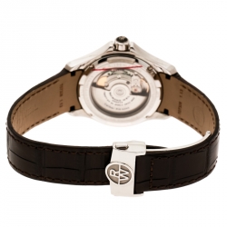 مملوكة مسبقًا Raymond Weil Brown Stainless Steel Parsifal 2970 Men's Wristwatch 39 mm