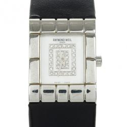 Pre Owned Raymond Weil Tema Stainless Steel Quartz Womens Wristwatch 20 MM