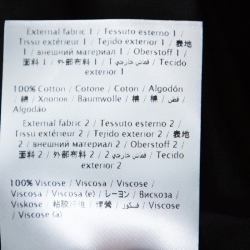 Pre Owned Red Valentino Black Tulle Tiered Ribbon Detailed Skirt L