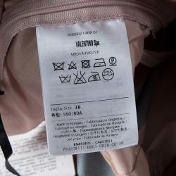 Pre Owned Red Valentino Multicolor Striped Sleeveless Midi Dress S