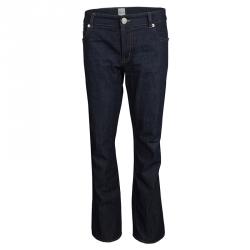 Pre Owned Red Valentino Indigo Dark Wash Denim Straight Fit Jeans L