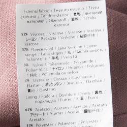 Pre Owned RED Valentino Dull Pink Pleat Detail Sleeveless Dress M