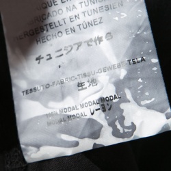 Pre Owned RED Valentino Black Jersey Bow Detail Short Sleeve Top XL