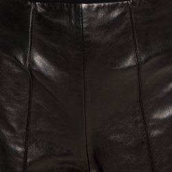 Pre Owned RED Valentino Black Lambskin Leather Culottes S