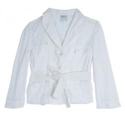 RED Valentino White Eyelet Jacket M