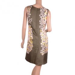 Pre Owned RED Valentino Floral Print Silk Dress M