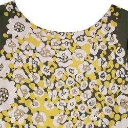 Pre Owned RED Valentino Floral Print Silk Dress M