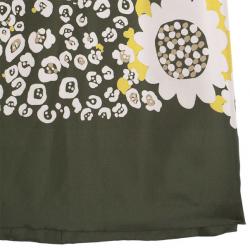 Pre Owned RED Valentino Floral Print Silk Dress M