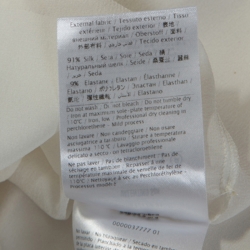 Pre Owned RED Valentino White Silk Ruffle Trim Blouse M