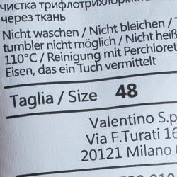 Pre Owned RED Valentino Beige Ruffle Tulle Dress L