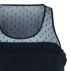 Pre Owned RED Valentino Black Swiss Dot Cocktail Dress S