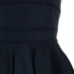 Pre Owned RED Valentino Black Swiss Dot Cocktail Dress S