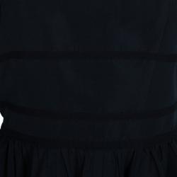 Pre Owned RED Valentino Black Swiss Dot Cocktail Dress S