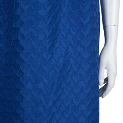 RED Valentino Colorblock Textured Maxi Dress M