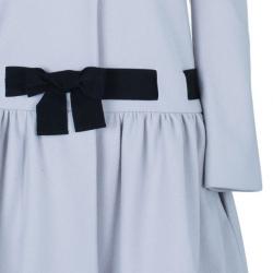 Pre Owned RED Valentino Grey Bow Detail Coat S