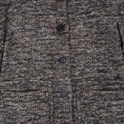 Pre Owned RED Valentino Brown Tweed Short Jacket M