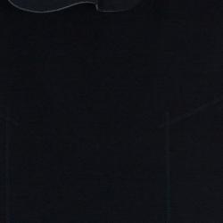 Pre Owned RED Valentino Black Ruffle Sheath Dress M