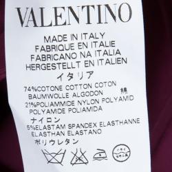 Pre Owned Red Valentino Fuschia Short Sleeve Shirt M