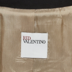 RED Valentino Beige Gabardine Double Breasted Coat S