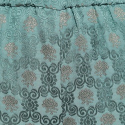 RED Valentino Sage Green Floral Jacquard Trousers M