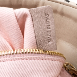 Pre Owned Red Valentino Beige Quilted Faux Leather Tote 