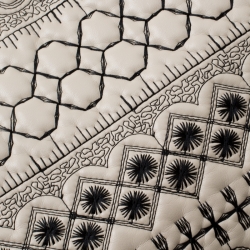 Pre Owned Red Valentino Beige Quilted Faux Leather Tote 