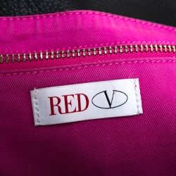 Pre Owned RED Valentino Black Leather Tote