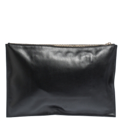 Pre Owned RED Valentino Multicolor Snow White Leather Clutch