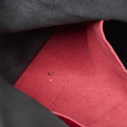 Pre Owned RED Valentino Black Leather Lips Shopper Tote