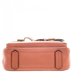 Reed Krakoff Peach Leather Micro Boxer Tote