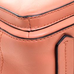 Reed Krakoff Peach Leather Micro Boxer Tote