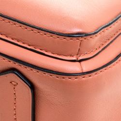 Reed Krakoff Peach Leather Micro Boxer Tote