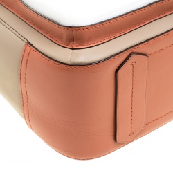 Pre Owned Reed Krakoff Tri Color Leather Medium Boxer Tote