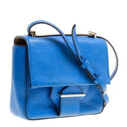 Reed Krakoff Blue Leather Mini Standard Shoulder Bag