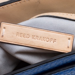 Reed Krakoff Blue Leather Mini Standard Shoulder Bag