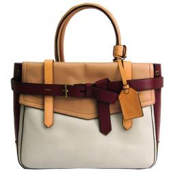 Reed Krakoff Multicolor Leather Gator Boxer II Duffle Bag