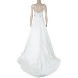 Reem Acra Scoop Neck Embellished Dress L