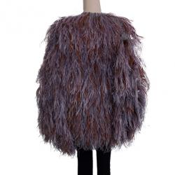 Reem Acra Luxe Fur Stole L